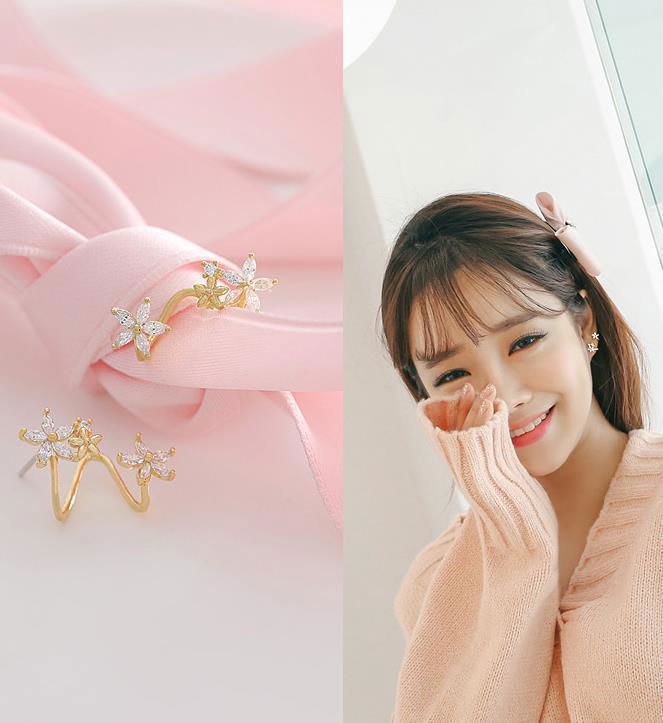 Earring short hair earrings - Jewelry Trends USA
