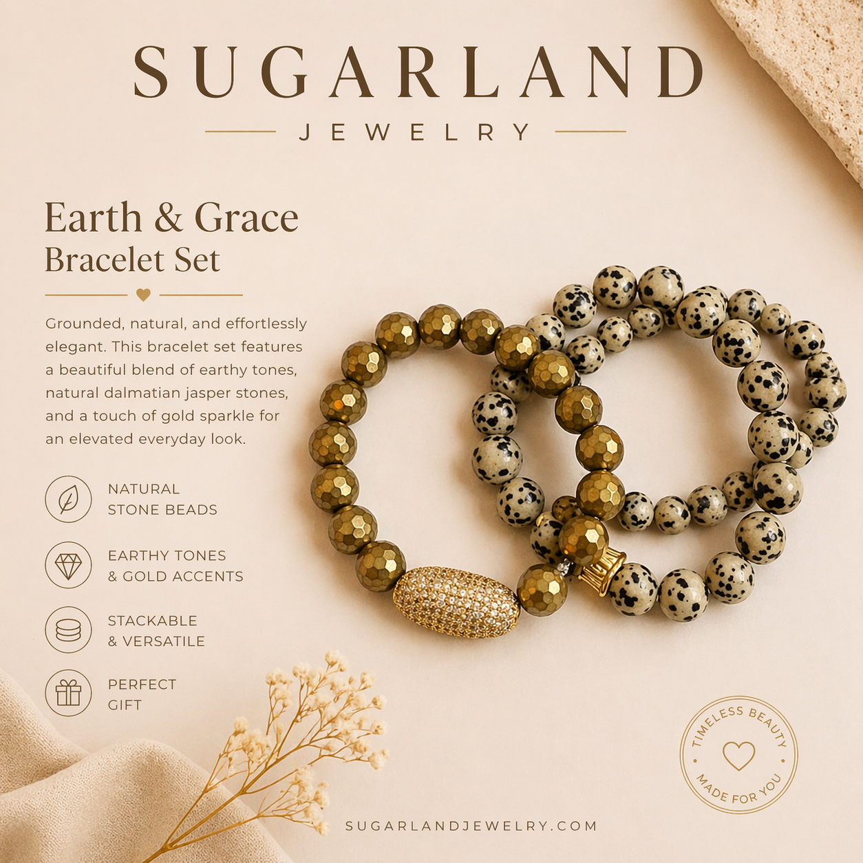 Earth & Grace Bracelet Set