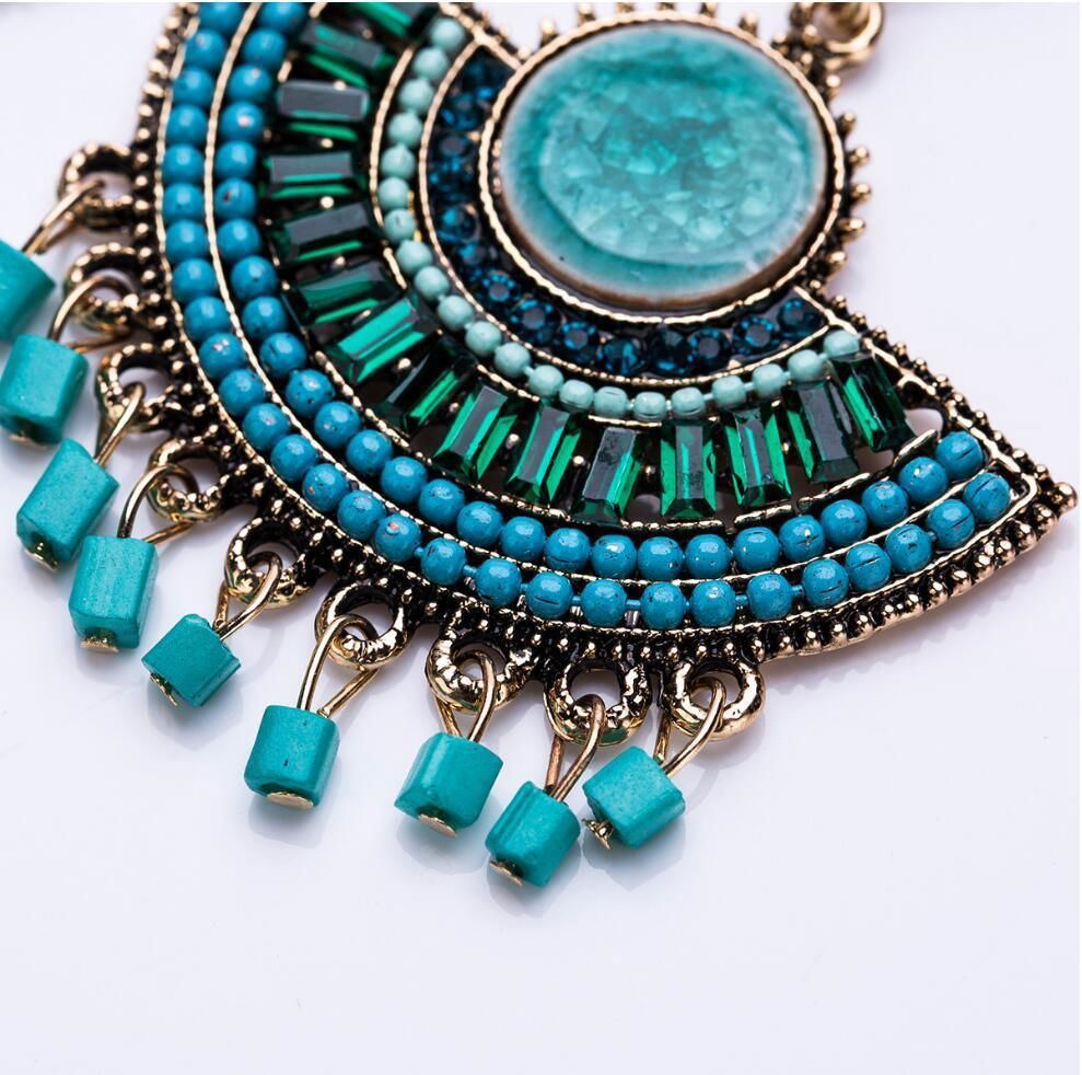 Elegant Bohemian Tassel Beaded Dangle Earrings for Women - Jewelry Trends USA