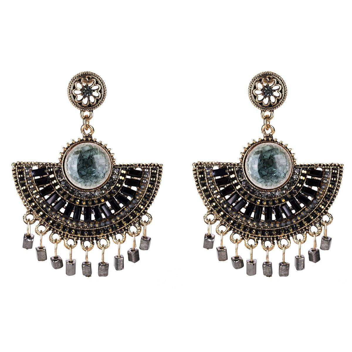 Elegant Bohemian Tassel Beaded Dangle Earrings for Women - Jewelry Trends USA