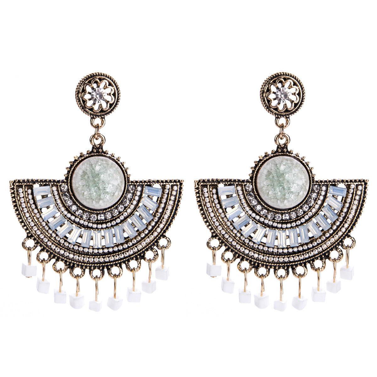 Elegant Bohemian Tassel Beaded Dangle Earrings for Women - Jewelry Trends USA