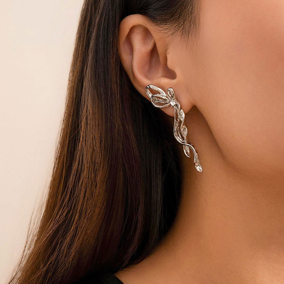 Elegant Bowknot Earrings for Women - Jewelry Trends USA