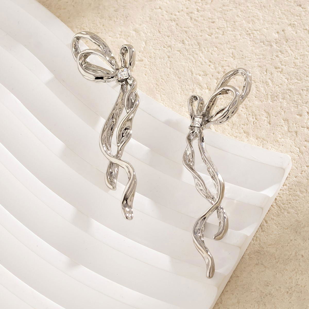 Elegant Bowknot Earrings for Women - Jewelry Trends USA