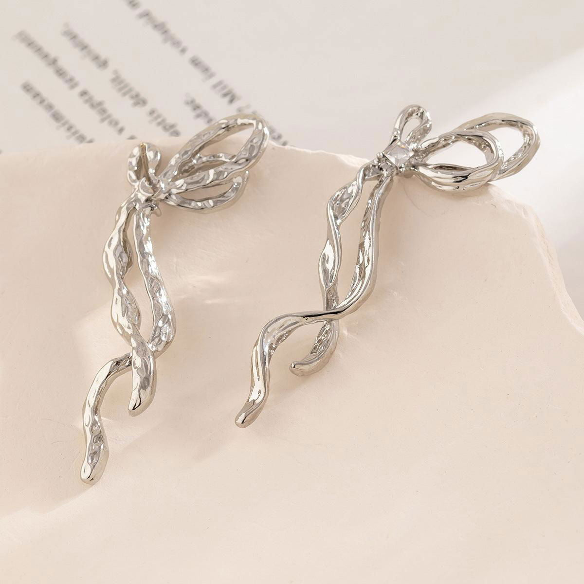 Elegant Bowknot Earrings for Women - Jewelry Trends USA