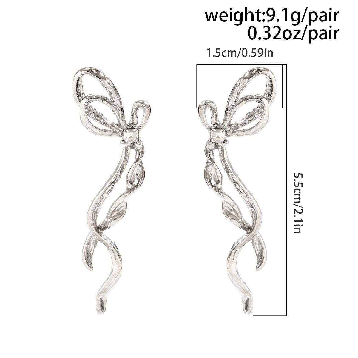 Elegant Bowknot Earrings for Women - Jewelry Trends USA