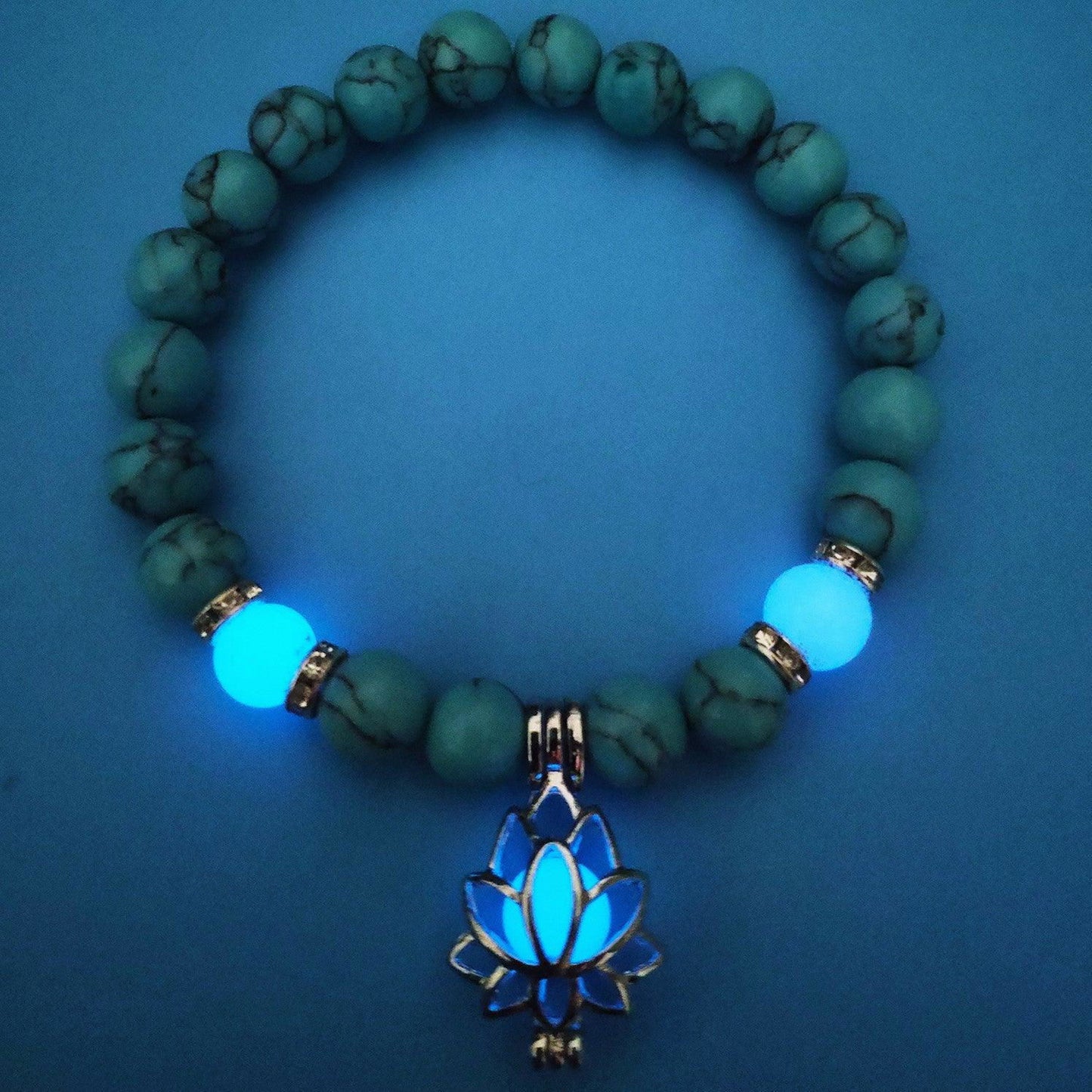 Energy Luminous Lotus Natural Stone Yoga Healing Bracelet - Jewelry Trends USA