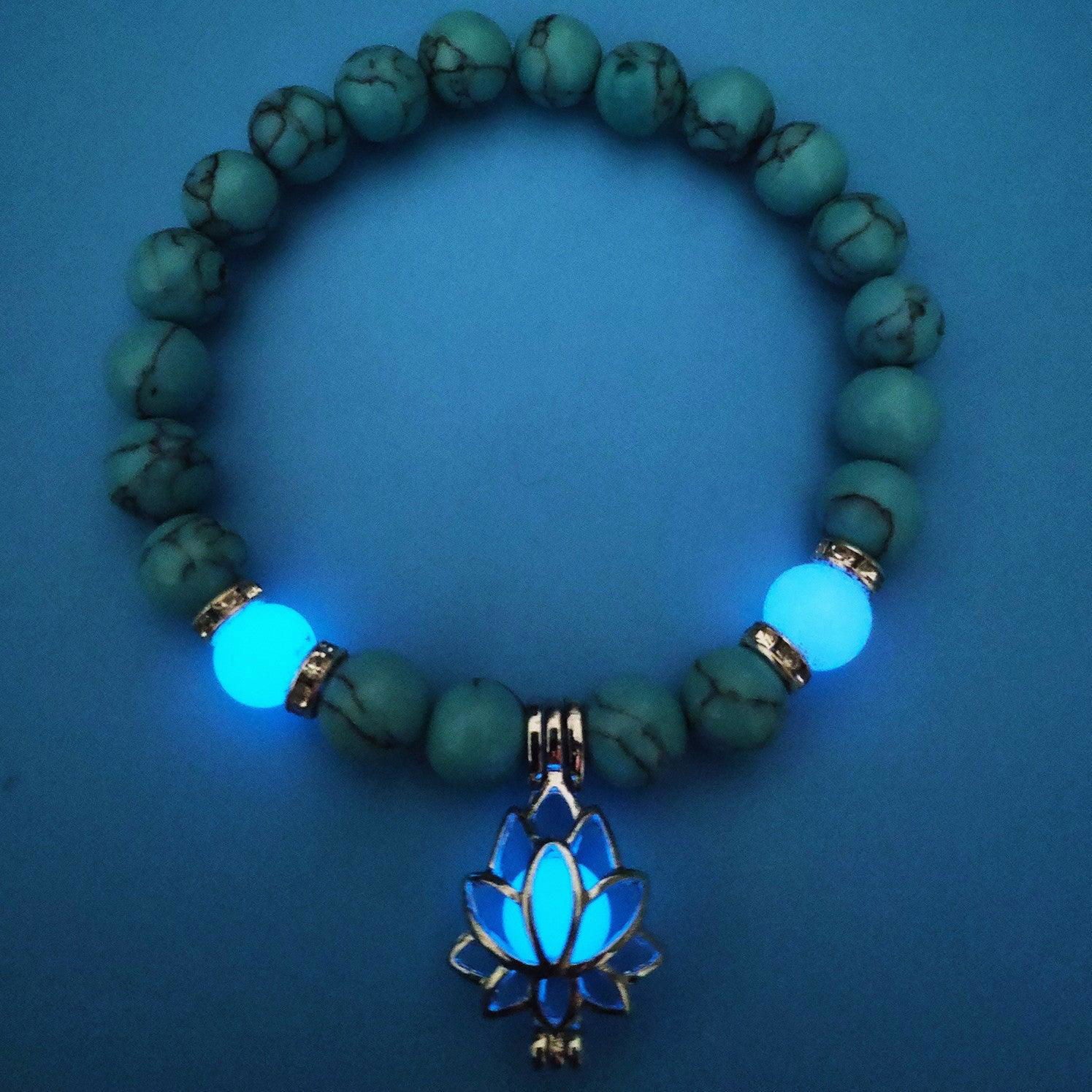 Energy Luminous Lotus Natural Stone Yoga Healing Bracelet - Jewelry Trends USA