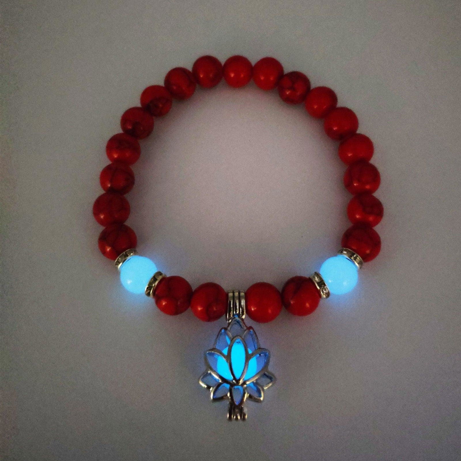 Energy Luminous Lotus Natural Stone Yoga Healing Bracelet - Jewelry Trends USA