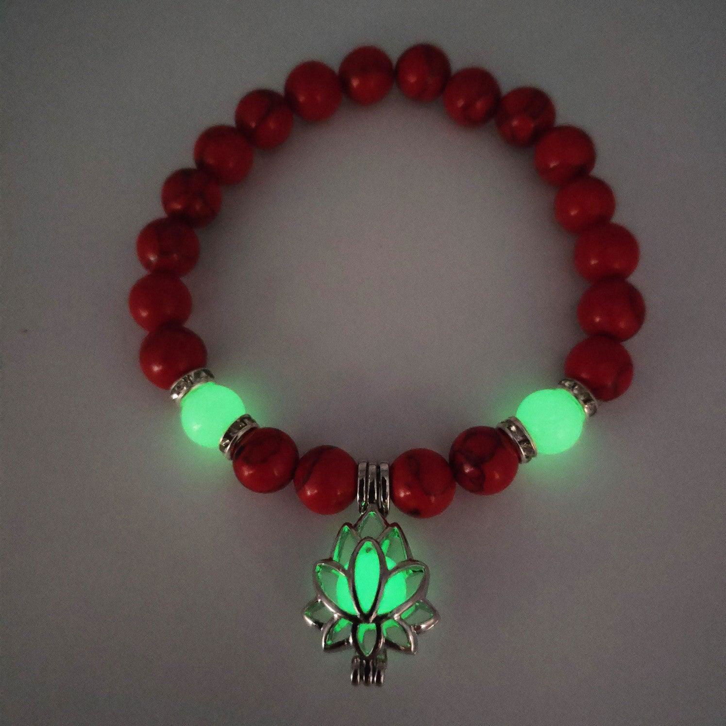 Energy Luminous Lotus Natural Stone Yoga Healing Bracelet - Jewelry Trends USA
