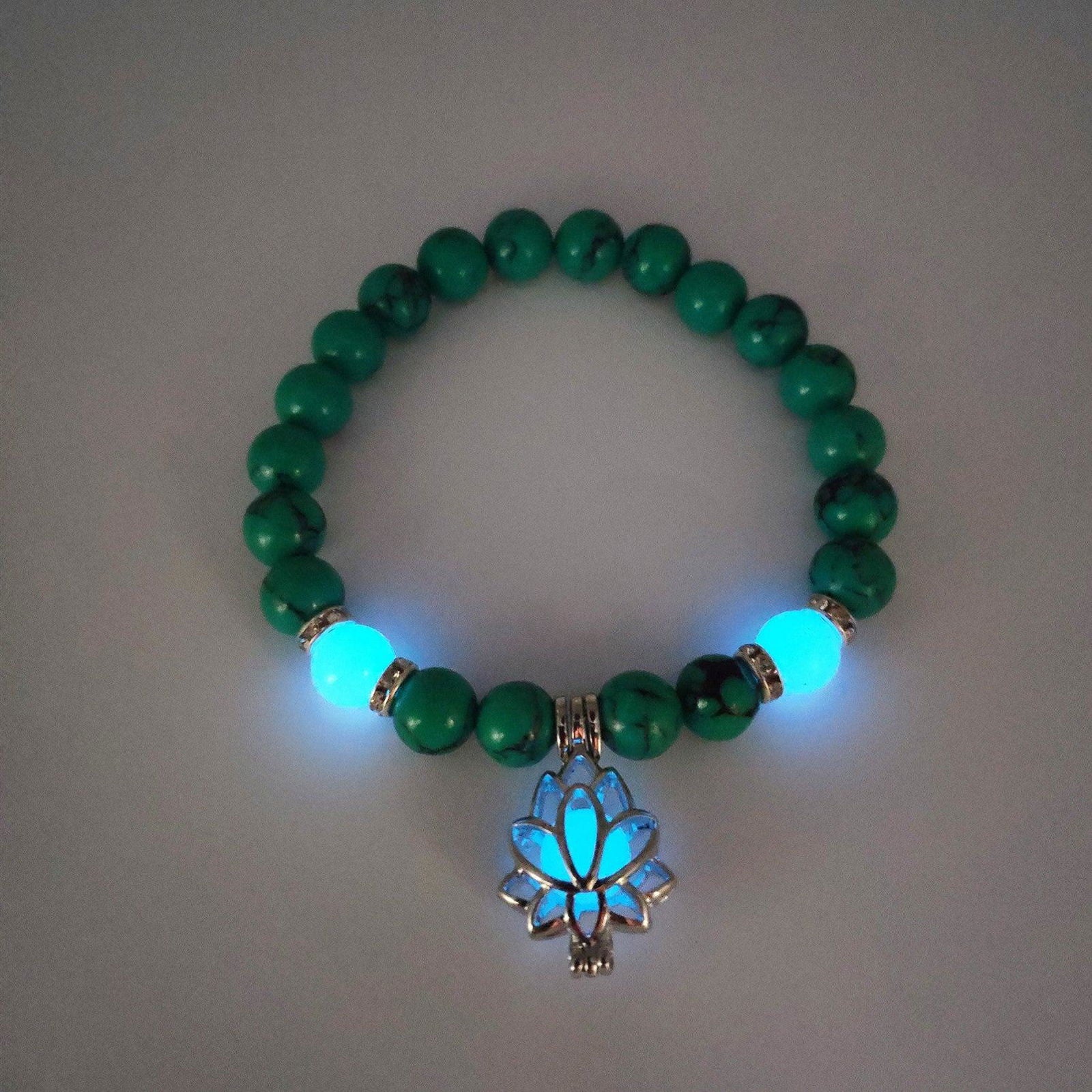 Energy Luminous Lotus Natural Stone Yoga Healing Bracelet - Jewelry Trends USA