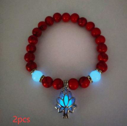 Energy Luminous Lotus Natural Stone Yoga Healing Bracelet - Jewelry Trends USA
