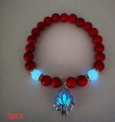 Energy Luminous Lotus Natural Stone Yoga Healing Bracelet - Jewelry Trends USA