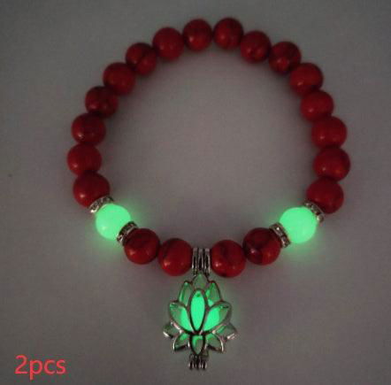 Energy Luminous Lotus Natural Stone Yoga Healing Bracelet - Jewelry Trends USA