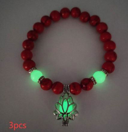 Energy Luminous Lotus Natural Stone Yoga Healing Bracelet - Jewelry Trends USA