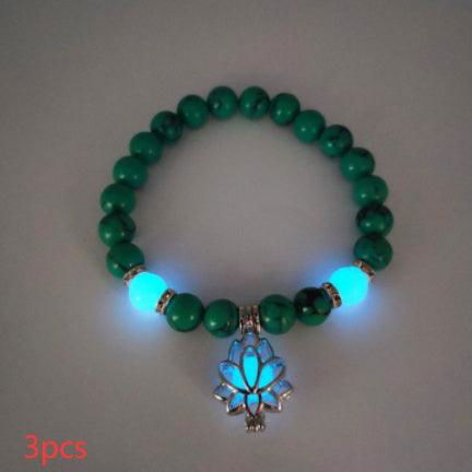 Energy Luminous Lotus Natural Stone Yoga Healing Bracelet - Jewelry Trends USA