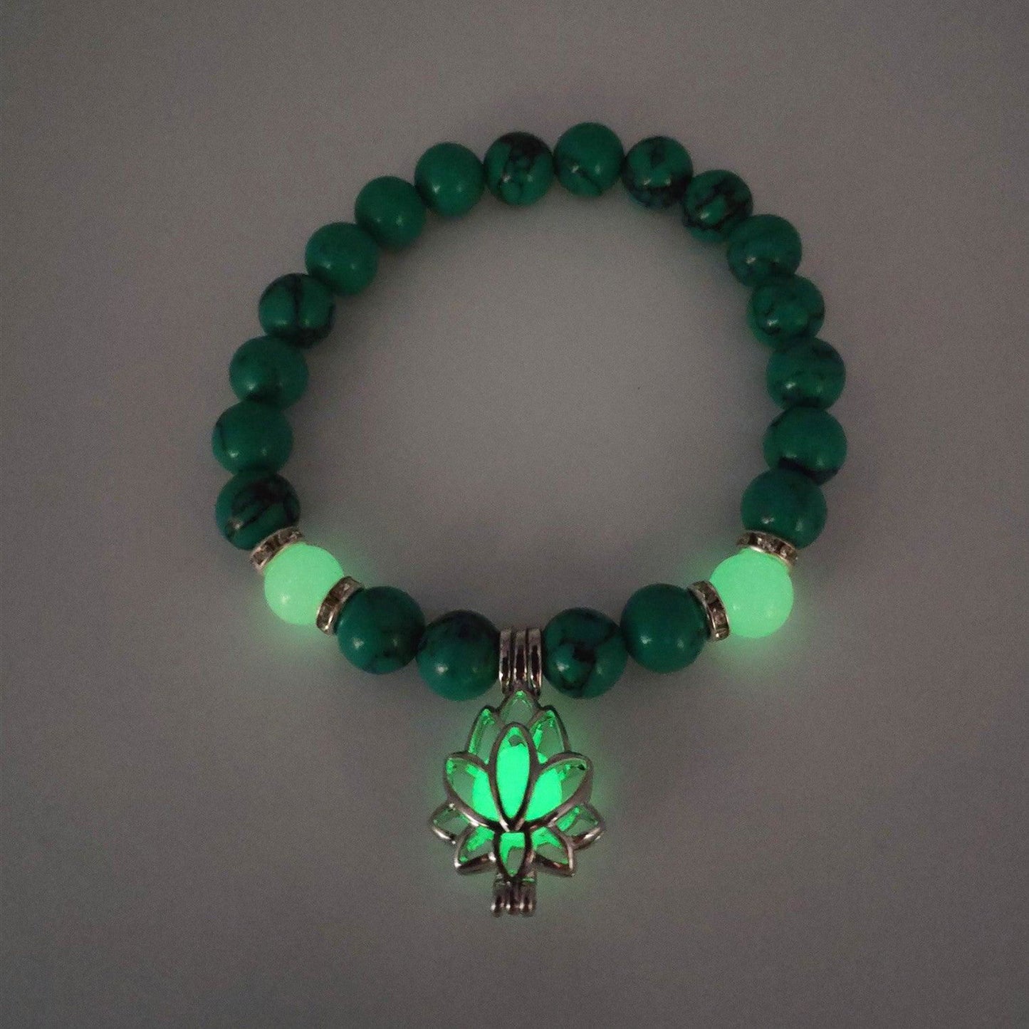 Energy Luminous Lotus Natural Stone Yoga Healing Bracelet - Jewelry Trends USA