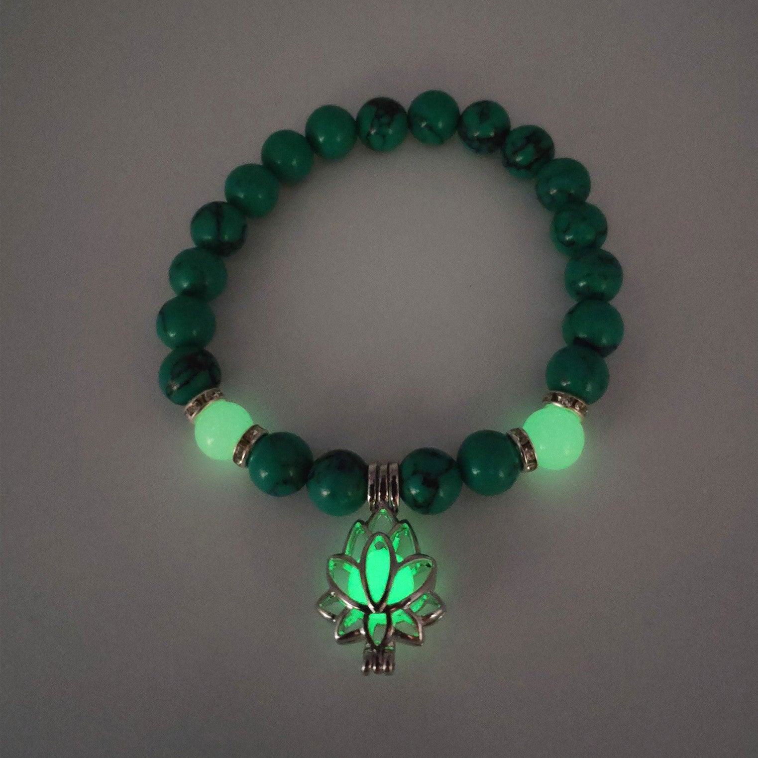 Energy Luminous Lotus Natural Stone Yoga Healing Bracelet - Jewelry Trends USA
