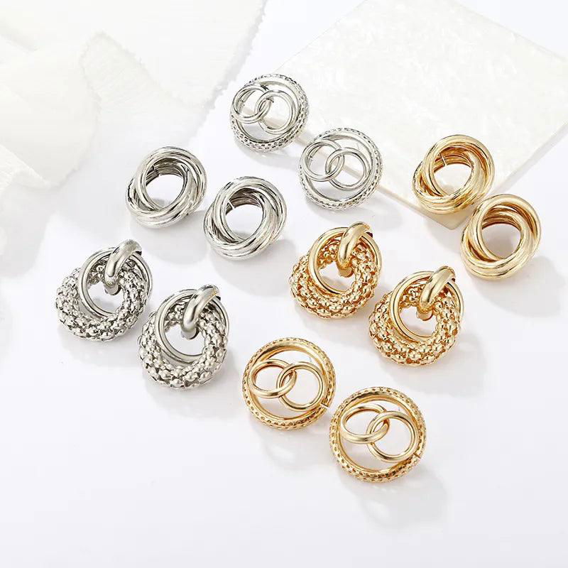 Ethnic Style Geometric Plating Alloy No Inlaid Earrings - Jewelry Trends USA