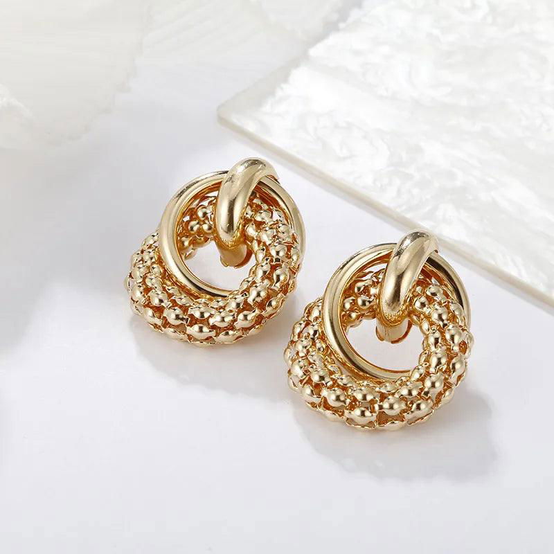 Ethnic Style Geometric Plating Alloy No Inlaid Earrings - Jewelry Trends USA