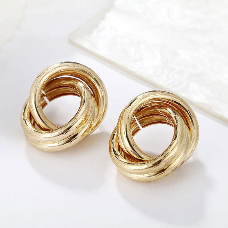 Ethnic Style Geometric Plating Alloy No Inlaid Earrings - Jewelry Trends USA