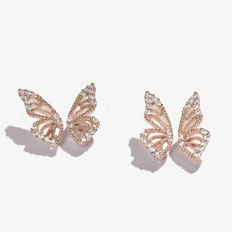 Exaggerated Bohemian Crystal Butterfly Earrings - Jewelry Trends USA