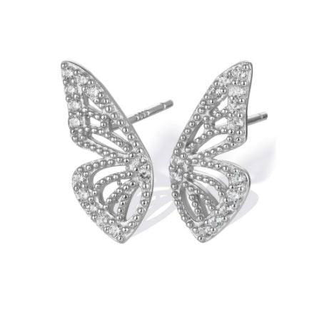 Exaggerated Bohemian Crystal Butterfly Earrings - Jewelry Trends USA