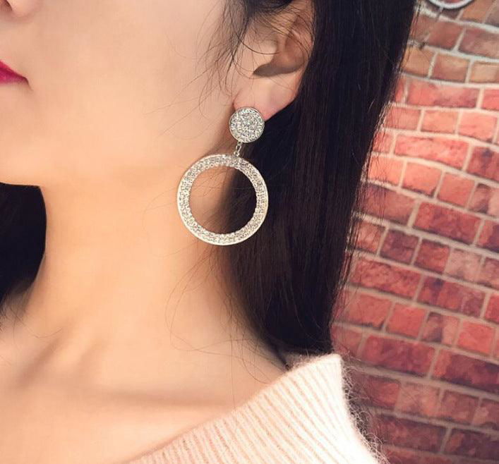 Exaggerated Circle Earring Earrings - Jewelry Trends USA
