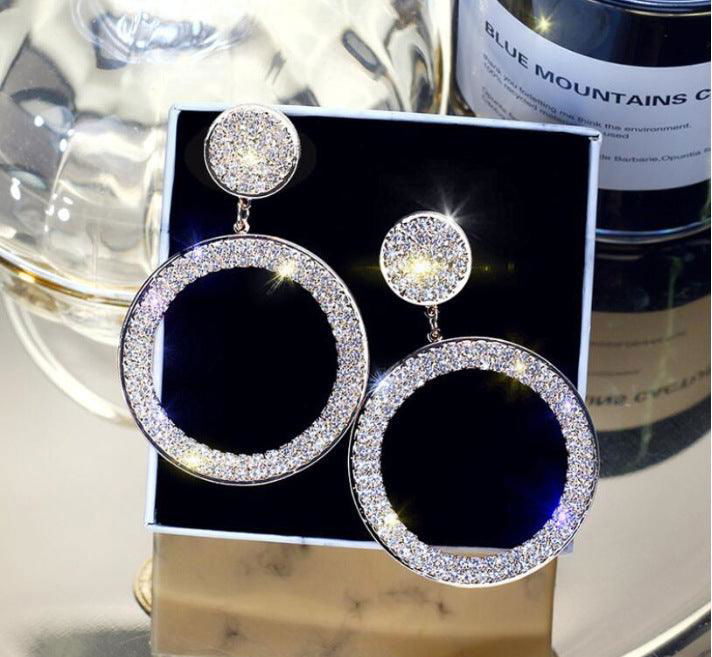 Exaggerated Circle Earring Earrings - Jewelry Trends USA