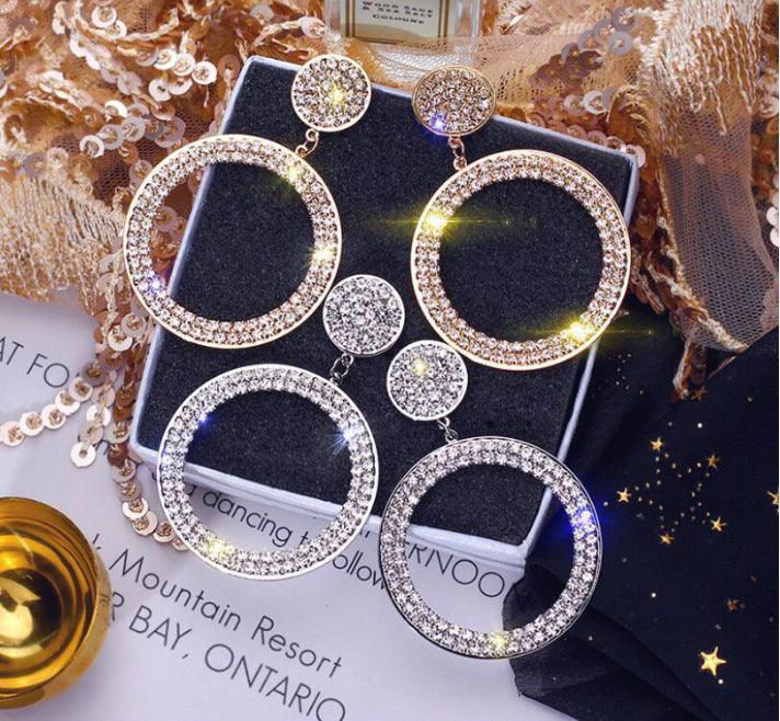 Exaggerated Circle Earring Earrings - Jewelry Trends USA