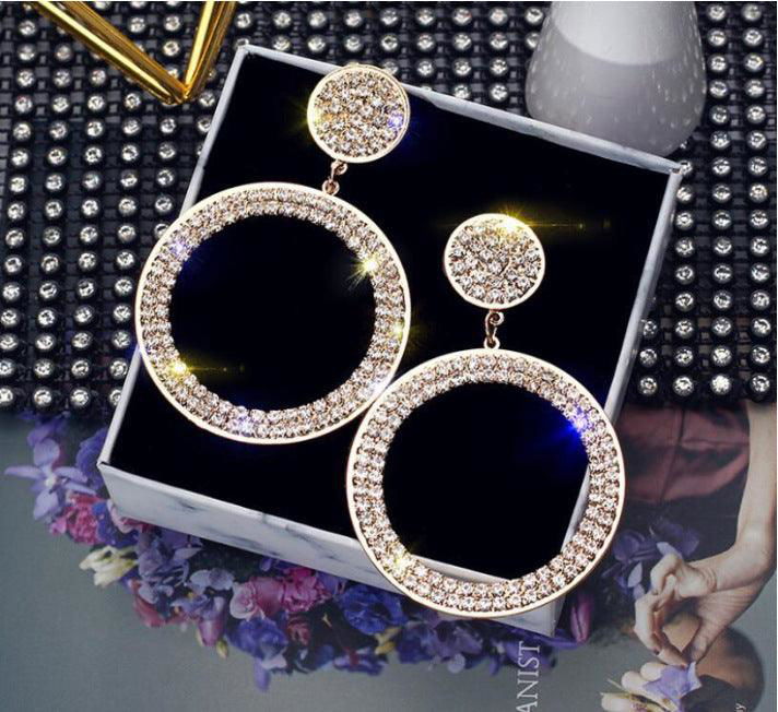 Exaggerated Circle Earring Earrings - Jewelry Trends USA