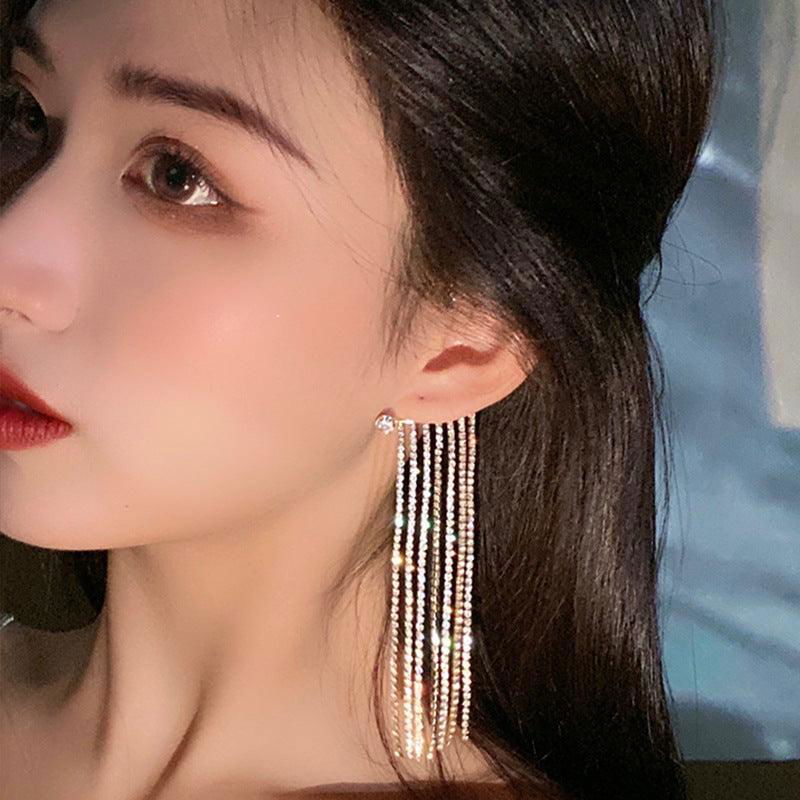 Fashionable Simple Long Tassel Earrings for Women - Jewelry Trends USA