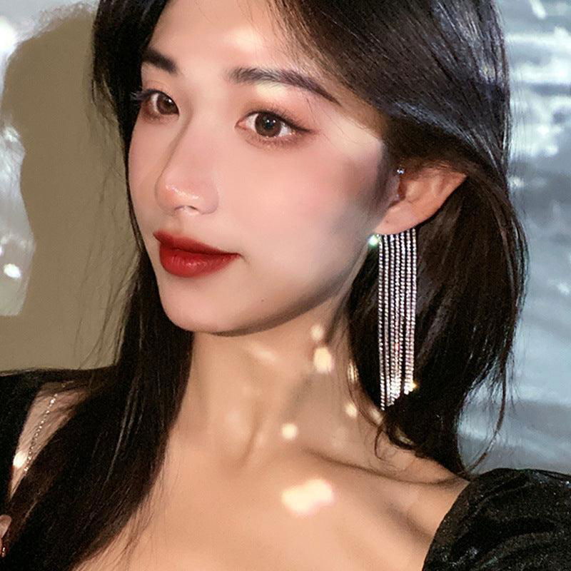 Fashionable Simple Long Tassel Earrings for Women - Jewelry Trends USA