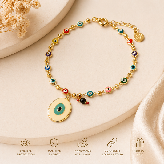 Evil Eye Charm Pendant Necklace