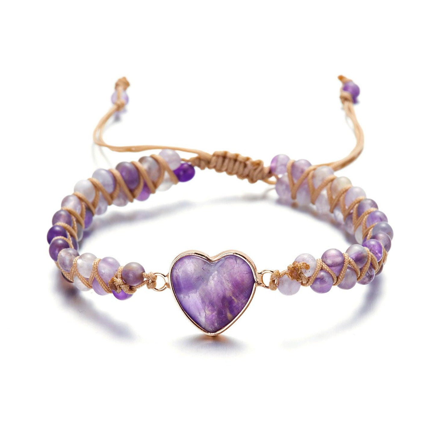 Handmade Creative Woven Bracelet Love Stone Winding Bracelet - Jewelry Trends USA