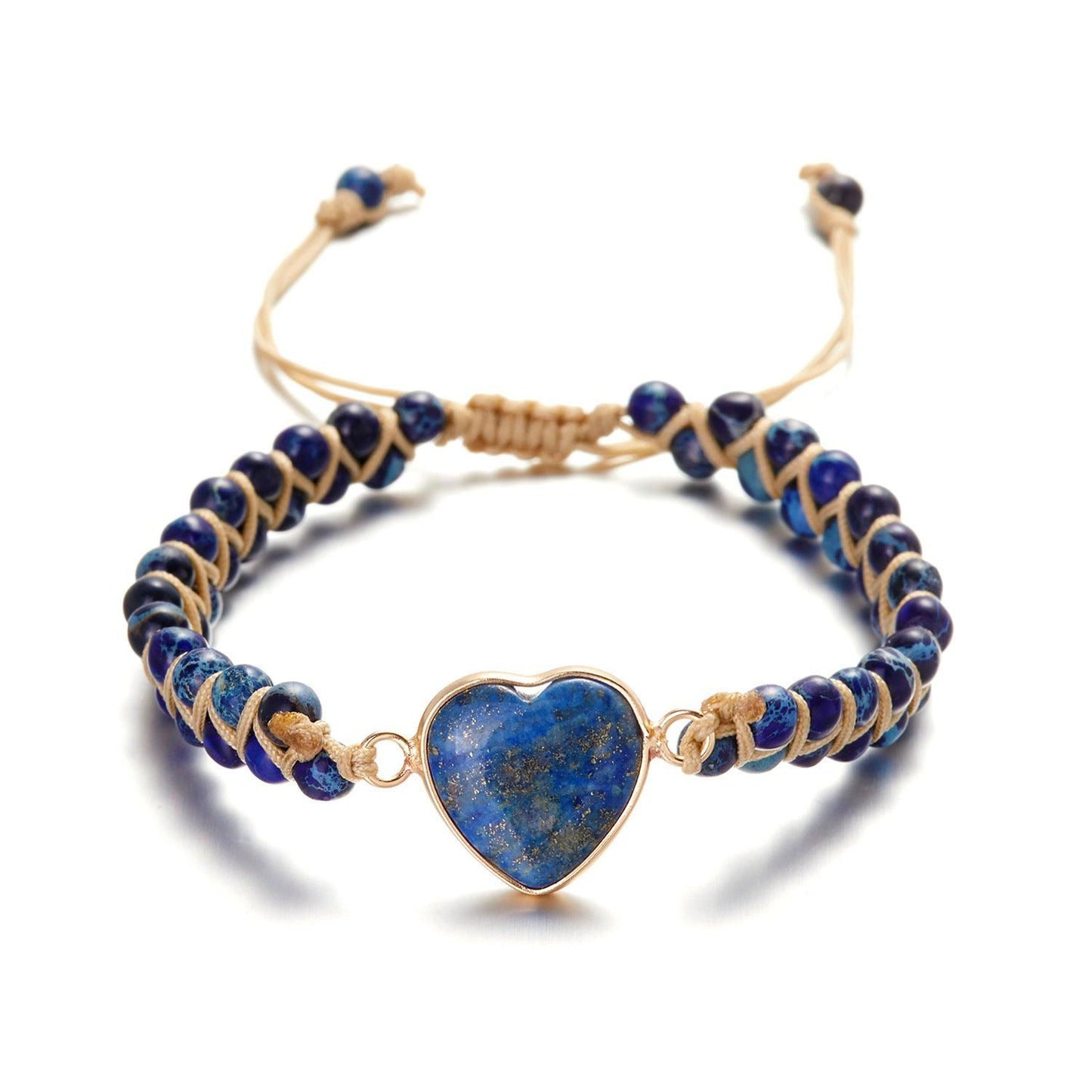Handmade Creative Woven Bracelet Love Stone Winding Bracelet - Jewelry Trends USA