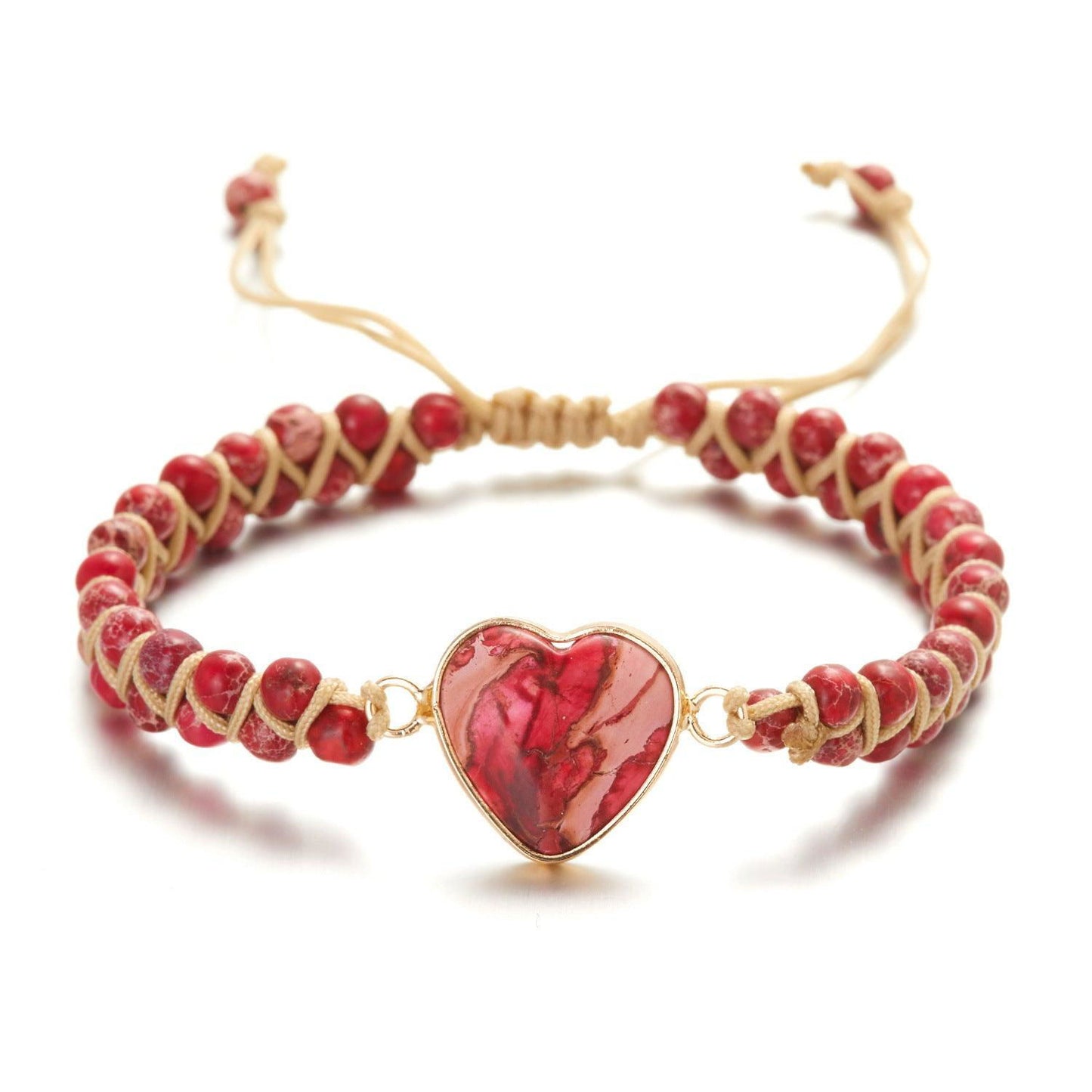 Handmade Creative Woven Bracelet Love Stone Winding Bracelet - Jewelry Trends USA