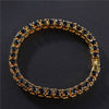 Hip Hop Iced Out Single Row Rhinestones Chain Bracelet - Jewelry Trends USA
