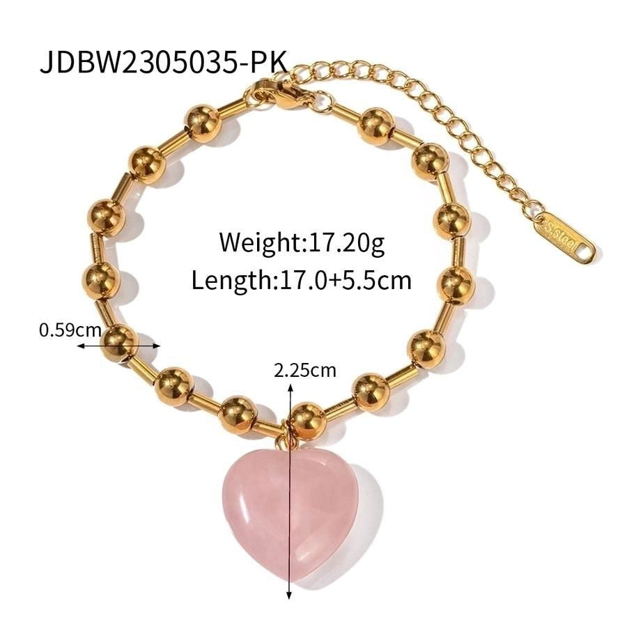 Jewelry IG Style Heart Shape Stainless Steel Plating Necklace - Jewelry Trends USA