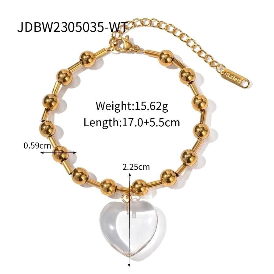 Jewelry IG Style Heart Shape Stainless Steel Plating Necklace - Jewelry Trends USA