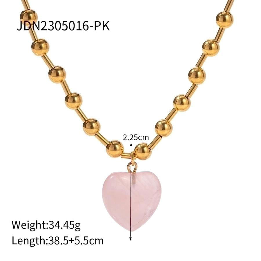 Jewelry IG Style Heart Shape Stainless Steel Plating Necklace - Jewelry Trends USA