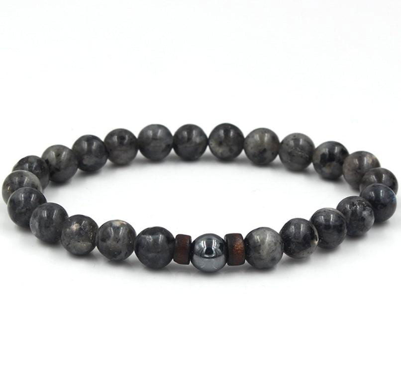Personality Men's Black Volcanic Stone Bracelet - Jewelry Trends USA