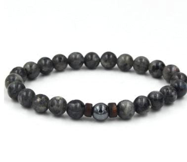 Personality Men's Black Volcanic Stone Bracelet - Jewelry Trends USA