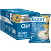 Quest Tortilla Style Protein Chips with 19G of Protein, Ranch Flavor, 1.1 Oz Bags, 8 Count