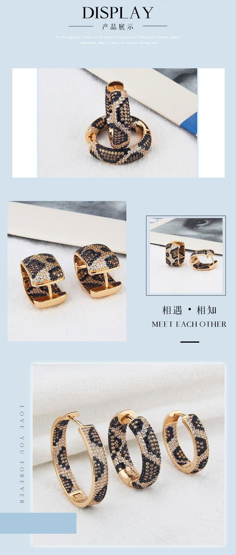 Simple Style Circle Copper Zircon Gold Plated Earrings - Jewelry Trends USA