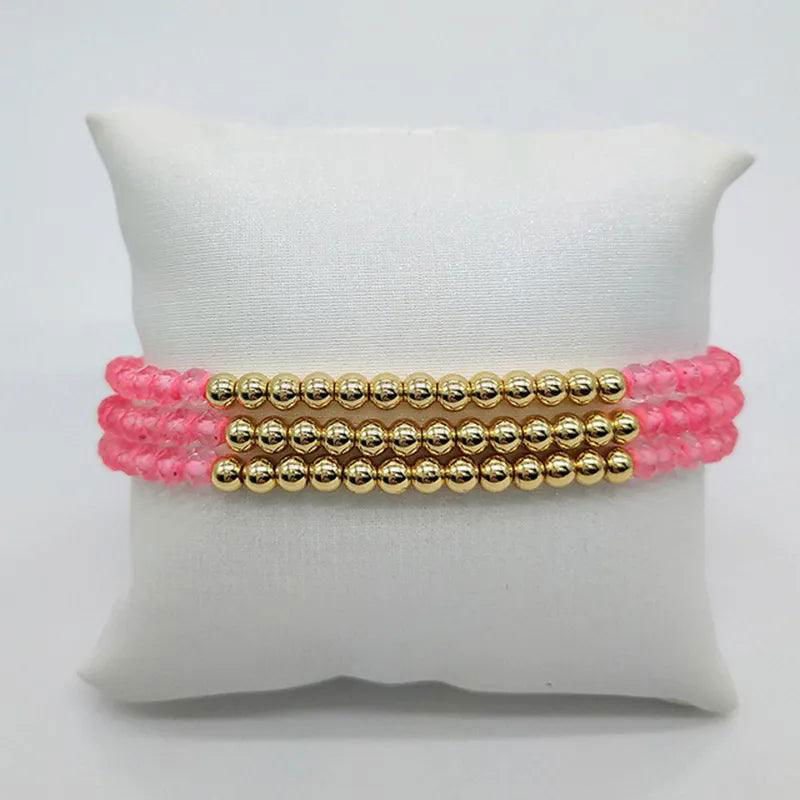 Simple Style Flower Glass Glass Seed Bead Wholesale Bracelets - Jewelry Trends USA