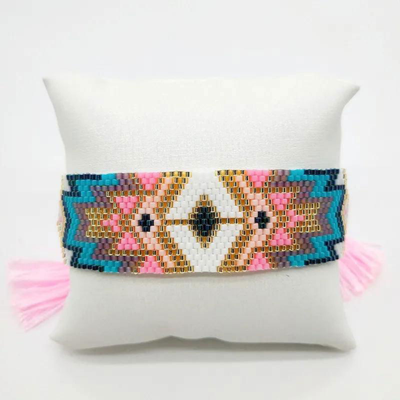 Simple Style Flower Glass Glass Seed Bead Wholesale Bracelets - Jewelry Trends USA