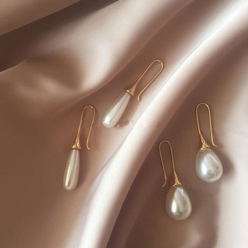 Waterdrop Pearl Simple Personality Earrings - Jewelry Trends USA