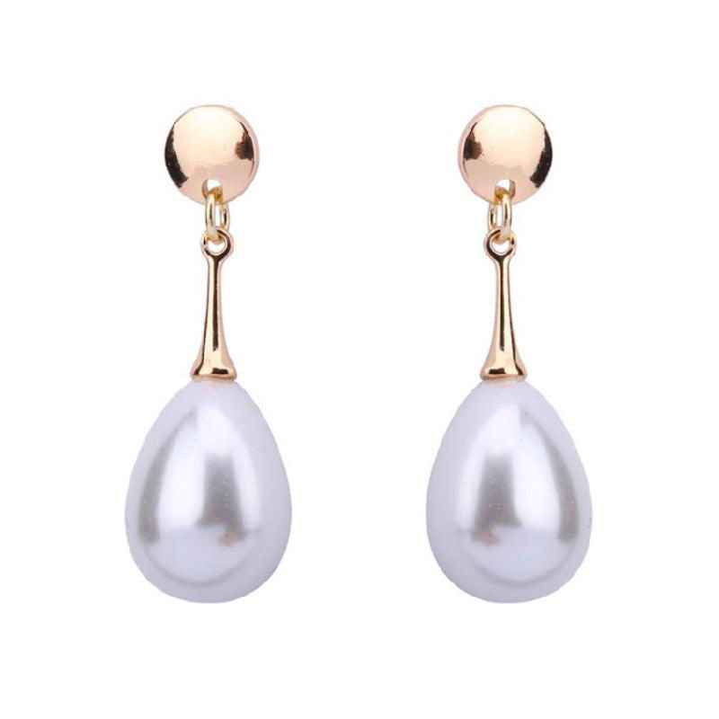 Waterdrop Pearl Simple Personality Earrings - Jewelry Trends USA