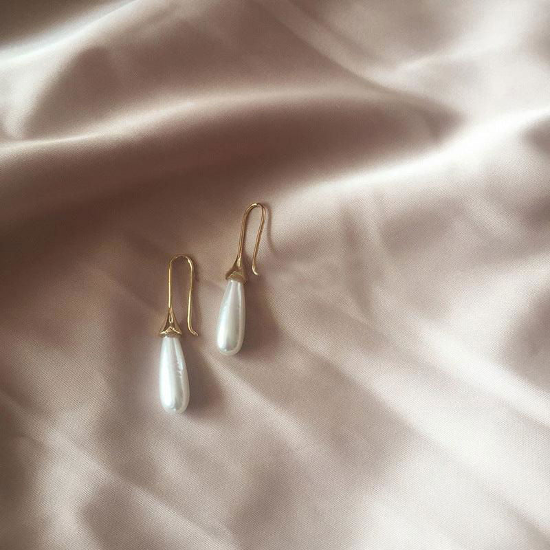 Waterdrop Pearl Simple Personality Earrings - Jewelry Trends USA