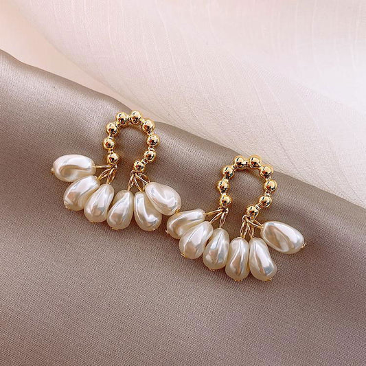 Women's Elegant Baroque Pearl Earrings - Jewelry Trends USA